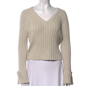 Frankie’s bikinis cuffed sleeve sweater